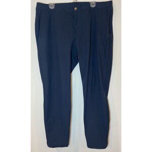 Lululemon ABC Pants Slim Fit Warpstreme Navy Blue Size 38